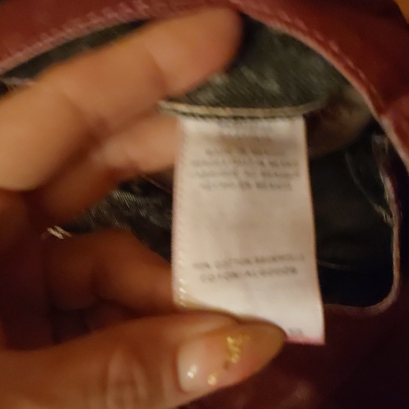 TRUE RELIGION LEATHER LOOK COATED COALWOOD RD STRAIGHT FLAPS JEANS SIZE 42 X 35 - Picture 9 of 10